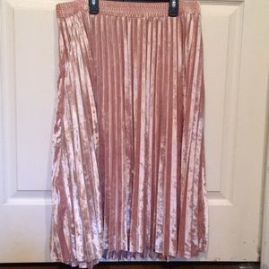 Pink Midi Skirt